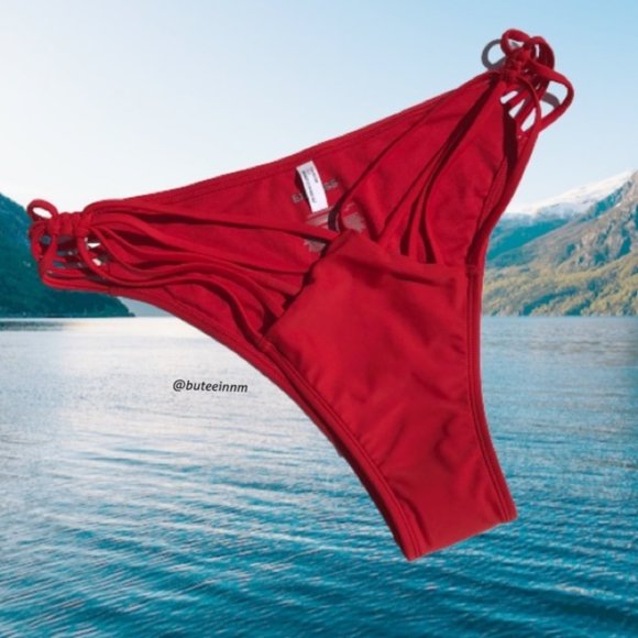 SOLD Express Strappy High Cut Bikini Swim Bottom - Picture 1 of 7